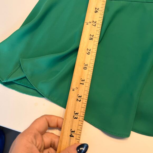 Amanda Uprichard Green Soren Jungle Mini Dress Size Medium - Picture 11 of 11